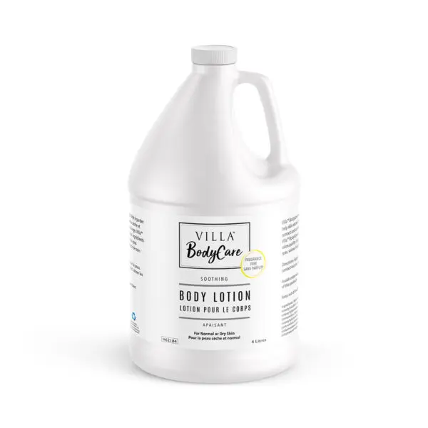 Villa Bodycare Hand & Body Lotion Fragrance Free in a 4L jug