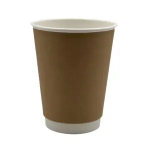 Villa 10oz Kraft Paper Hot Cups (DW, Case of 500)