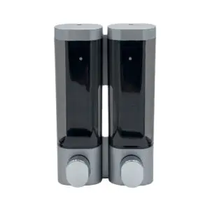 Double Chamber Dispenser (Silver)