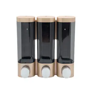 Triple Chamber Dispenser (Gold)