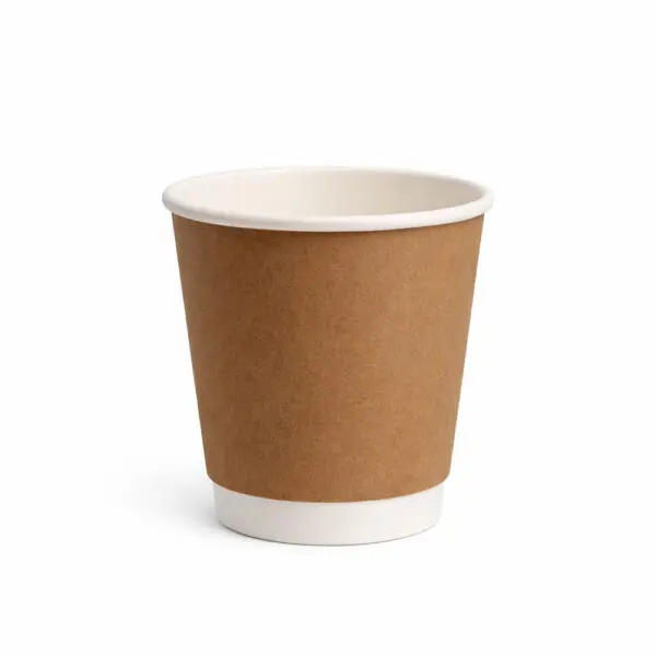 Double Wall Kraft Hot Cup 8oz (Case of 500) - Global Paper & Plastics