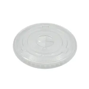 Flat Lid Clear PET Plastic for 10oz (Case of 1000)