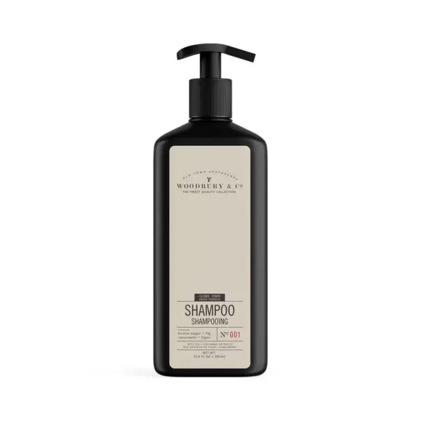 Woodbury & Co. Shampoo pump bottle of 380ml Premium Hotel Hair Care