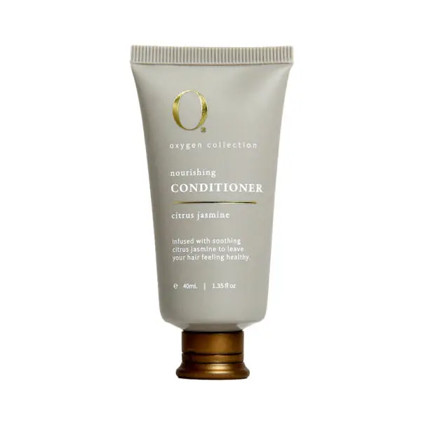O2 Oxygen Collection Nourishing Conditioner 40ml bottle for hotel and spa use.