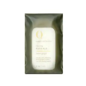 O2 Oxygen Collection Cleansing Bath Bar 28g hotel soap made with organic ingredients.