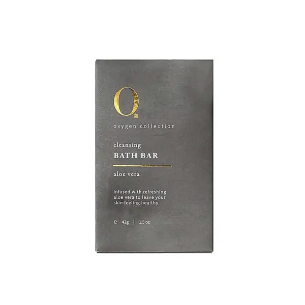 O2 Oxygen Collection Cleansing Bath Bar 42g natural hotel soap with organic ingredients.