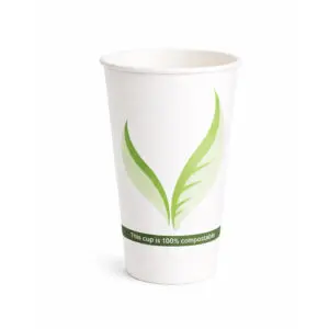Pla Hot Cup 16oz compostable